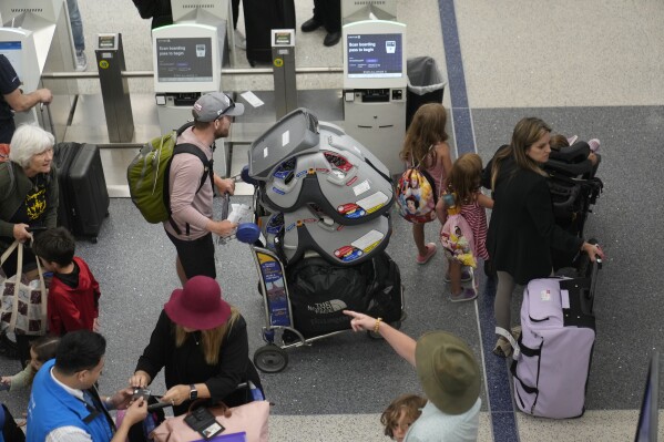 Travelers endure another day of airport agony. One airline has by